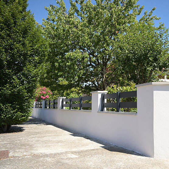  Panneau sur-mesure ou en kit | Clôture aluminium ajourée - QUAGLIA DIFFUSION