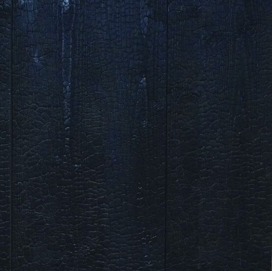  Panneau trois plis à surface noire gaufrée aspect bois brûlé | Carboris Figura - MOCOPINUS