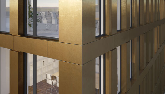 Bardage façade fibres-ciment finition métallique | Hardie® Architectural Panel Métallique - James Hardie - fermacell®