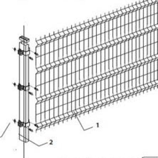  Panneaux de grillage rigide | FORTO/BASIC - SODITRADE
