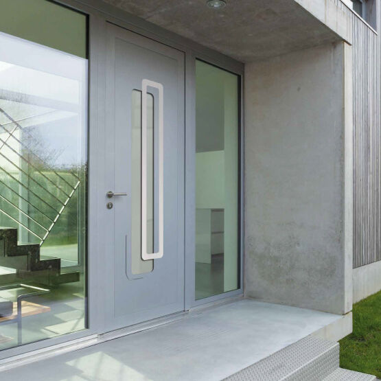  Panneaux de portes décoratifs |  EURADIF - Porte d'entrée en matériaux mixtes