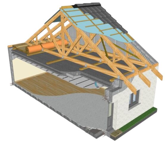 Panneaux de toiture isolants et porteurs | EUROMAC2 - produit présenté par EUROMAC2
