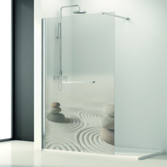 Panneaux fixes en verre pour baignoire et douche | Fixes One - produit présenté par PROFILTEK