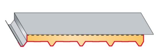 Panneaux isolants en acier avec étanchéité | Monodeck / Superdeck