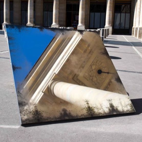 Panneaux miroir toile tendu effet vieilli | Like Mirror Mirolege - Miroirs