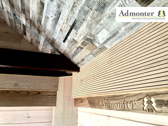  Panneaux pour un atmosphère intéressant | CUBE Vieux bois Aulne gris - ADMONTER HOLZINDUSTRIE AG