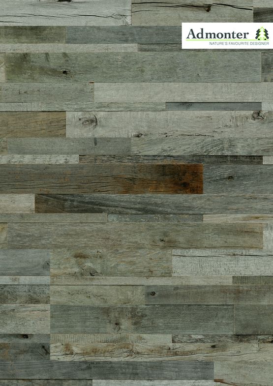  Panneaux pour un atmosphère intéressant | CUBE Vieux bois Aulne gris - Revêtements en matériaux naturels