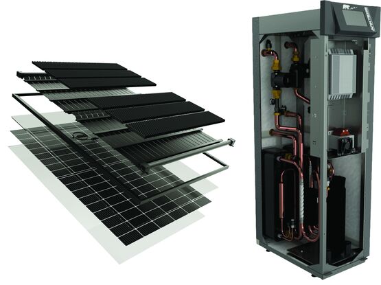  Panneaux solaires hybrides combinés à une PAC eau/eau | Max - DUALSUN