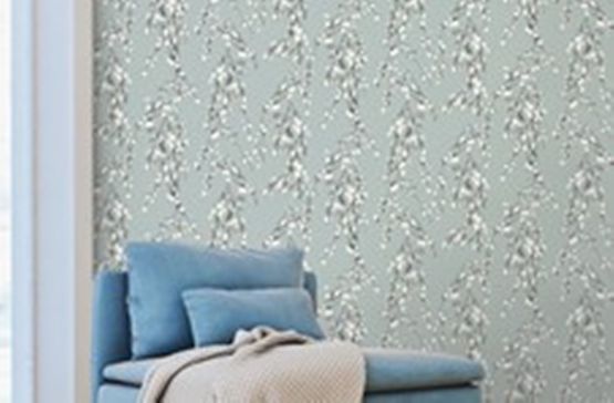 Papier Peint au design floral Shangri-La | Kachura - produit présenté par FARDIS