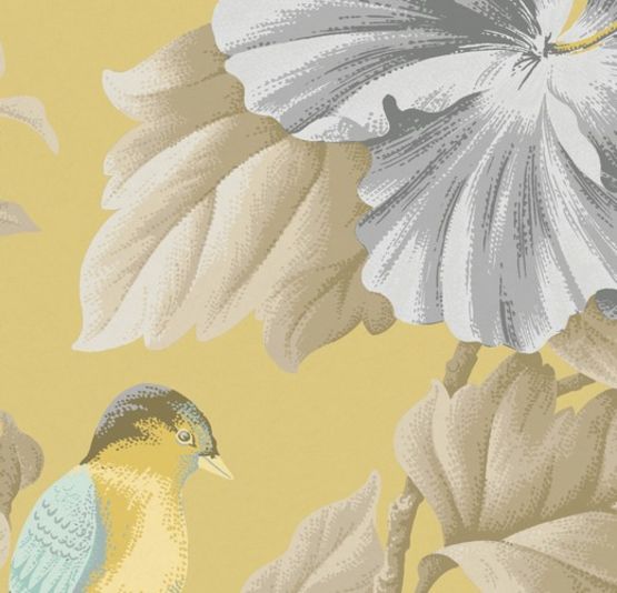  Papier Peint haut de gamme au design botanique et floral | Paradise Camila  - Revêtements vinyliques ou plastiques