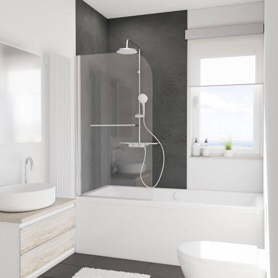  Pare baignoire | Schulte  - Pare baignoire pivotant, coulissant ou relevable