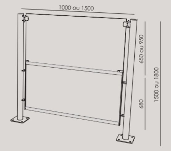  Pare-vent - PTP 101 | LIGNE 101 - EUROTERRASSE