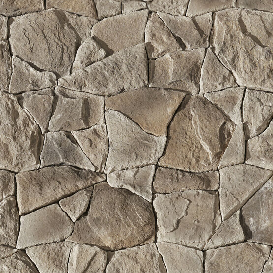  Parement mural de pierres multi-formats en opus incertum sur treillis | INCERTO - ORSOL