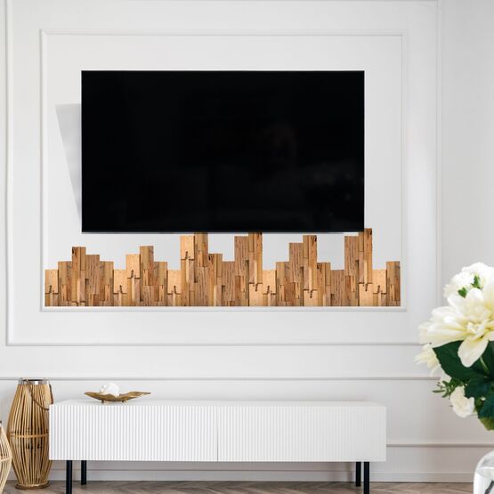 Parement mural en bois | Madura teck recyclé FSC - produit présenté par WESER