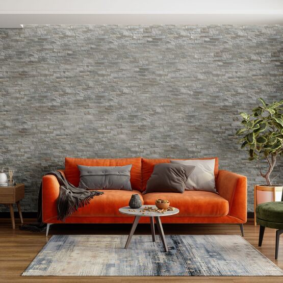  Parement mural en pierre naturelle | Slimstone quartzite ou ardoise - Parements décoratifs pour façade