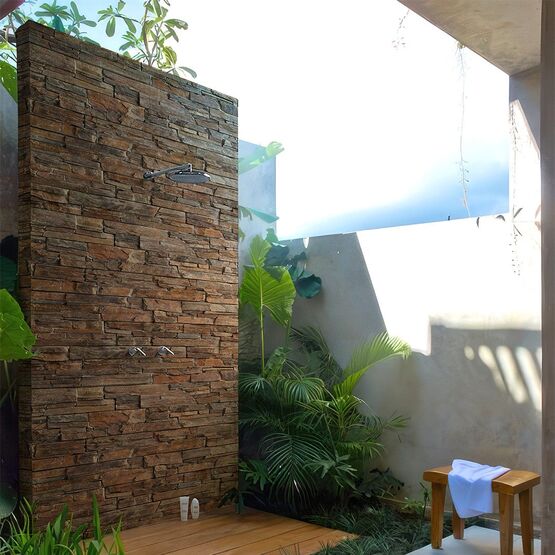 Parement mural | STONEROCK PRO en quartzite brut - produit présenté par WESER