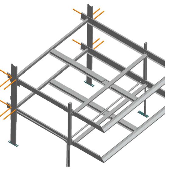 Parking mécanisé modulable pour stationnement ou stockage jusqu'à 4 véhicules | 2082 parking - Plate-forme de superposition pour véhicules