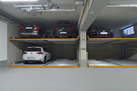  Parking mécanisé pour stationnement de 1 à 4 voitures sur plateformes | KLAUS MultiBase  2072i - SDEI / KLAUS MULTIPARKING FRANCE