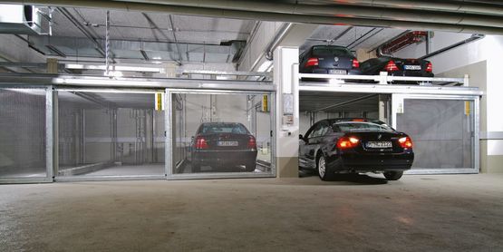  Parking semi-automatique - Combilift 543 - 3 niveaux  - ALINEA PARK FRANCE