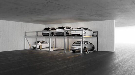  Parking semi-automatiques - 2 niveaux sans fosse | Combilift 552 - ALINEA PARK FRANCE