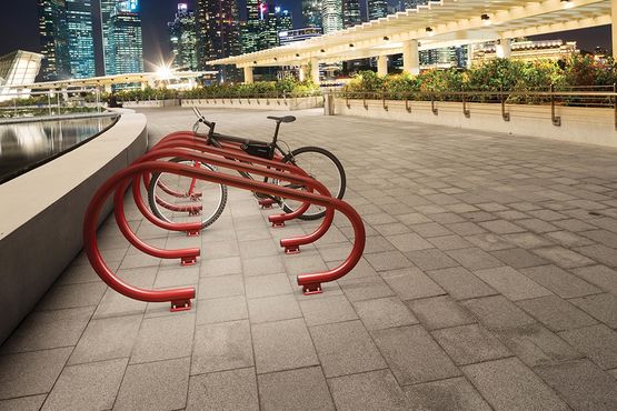  Parking vélos en tube d’acier galvanisé et thermo-laqué | Open 0031444 - PRO URBA
