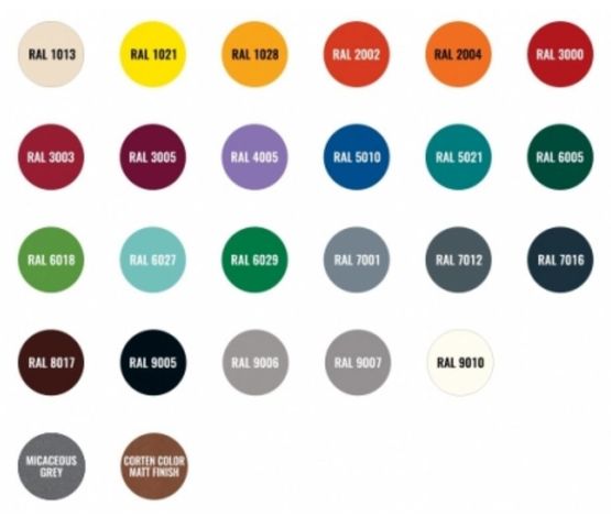  Parking vélos en tube d’acier galvanisé et thermo-laqué | Open 0031444 - Abri vélo