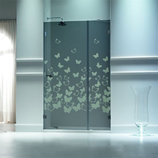  Paroi de baignoire et de douche à portes battantes | Newglass - Parois de douche avec porte battante