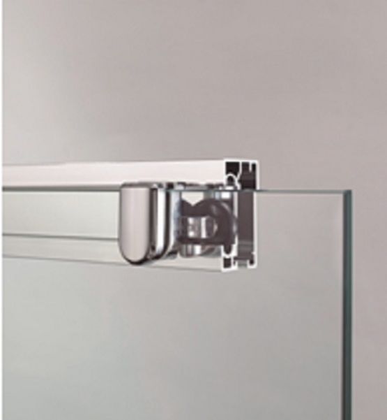  Paroi de douche à accès de face en verre transparent ou en sérigraphie | Basic - Parois de douche avec porte coulissante