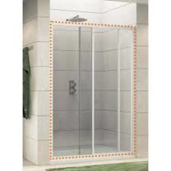  Paroi de douche porte coulissante verre 5 mm | FORDHAM - Parois de douche avec porte coulissante