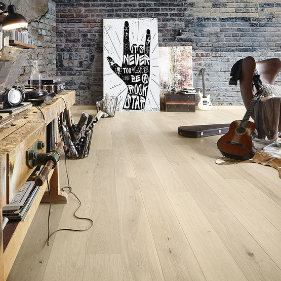 Parquet architectural personnalisable à base de bois véritable | CABBANI - DECOSPAN