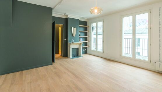 Parquet chêne massif français en pose flottante démontable et réutilisable | Naofloor - DESCHAUMES