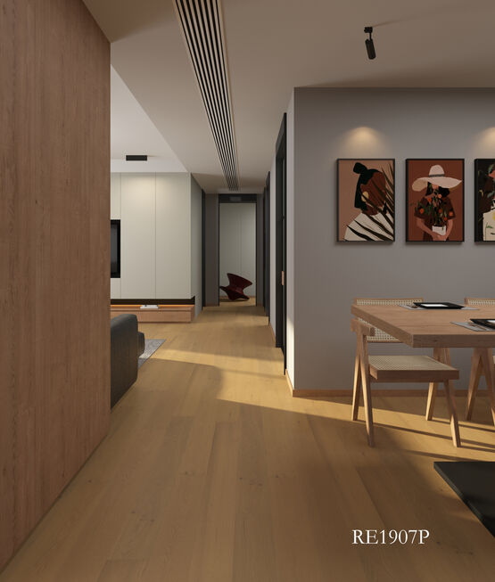 Parquet semi-massif chêne finition grainée | Annecy 1907