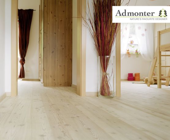   Parquets contrecollés  | FLOORs Mélèze lessivé blanc - ADMONTER HOLZINDUSTRIE AG