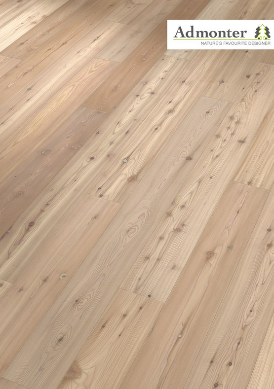 Parquets contrecollés | FLOORs Mélèze lessivé blanc - produit présenté par ADMONTER HOLZINDUSTRIE AG
