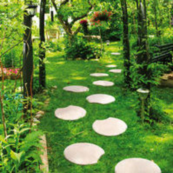 Installez des pas japonais aspect bois - Jardin et Saisons