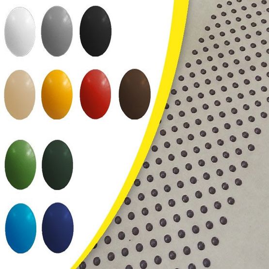 Pastilles podotactiles d’éveil de vigilance colorées autoadhésives | WACCESS