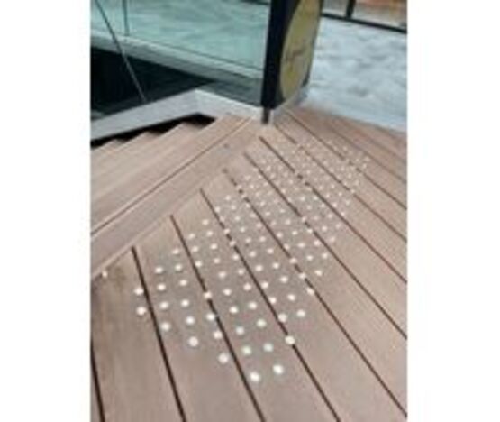  PASTILLES PODOTACTILES INOX 304 OU INOX 316 A COLLER D.25 KIT DE 200 | WATTELEZ  - WATTELEZ