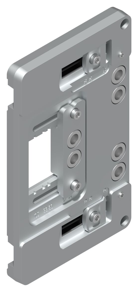  Paumelles en applique - Porte de service métallique