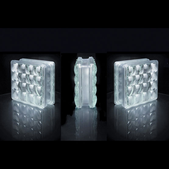 Pavé de verre lumineux pour montage emboîté | Illuminate BLOX