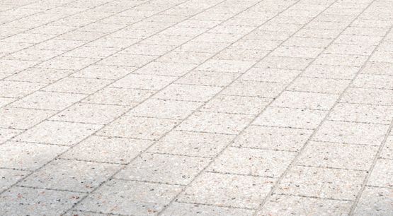  Pavé drainant en déchets de coquilles Saint-Jacques broyées - Pavés simples extérieurs