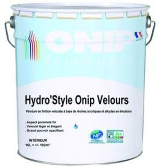 Peinture de finition pour murs et plafonds teintable à haut rendement | Hydro&#039;Style Onip