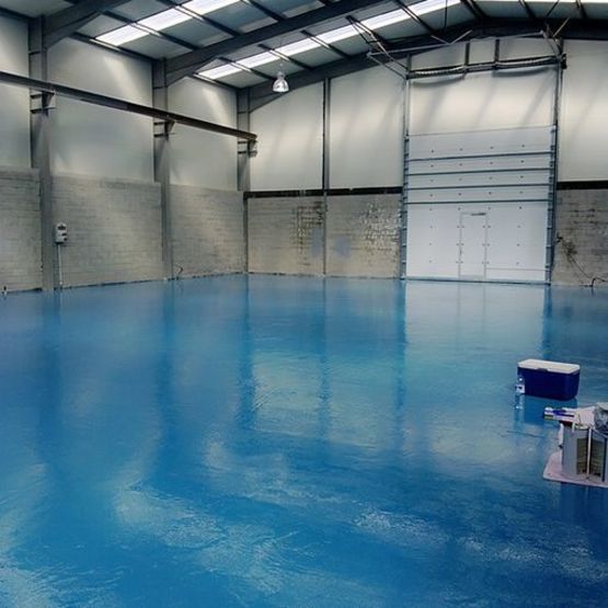  Peinture de sol à la résine époxy 100% solide | Epoxicote   - Sol à base de résine