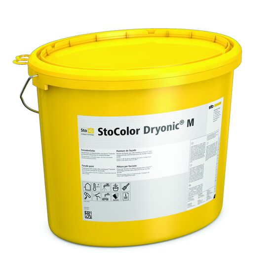  Peinture drainante aspect métallique en 50 teintes pour façade sous système ITE | StoColor Dryonic M - STO