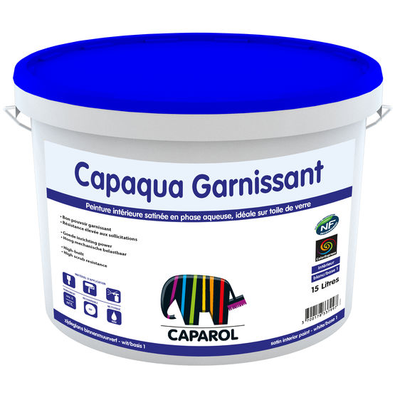 Peinture intérieure satinée en phase aqueuse | Capaqua Garnissant