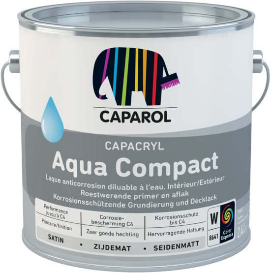 Peinture laque anticorrosion Caparcryl Aqua Compact