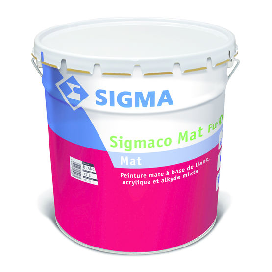 Peinture mate à léger grain pour décoration intérieure | Sigmaco Mat Futura