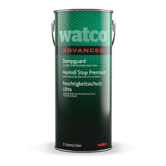 Peinture murale hydrofuge extrêmement résistante à base de résine époxy | Humidi&#039;stop Premium  - WATCO