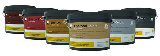  Peinture protectrice et rafraîchissantes en 7 teintes pour toitures plates ou en pente | Enercool Colors - ENERCOOL