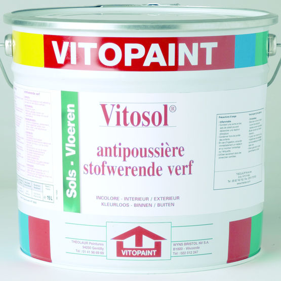 Peinture protectrice incolore pour sol béton | Vitosol Antipoussière