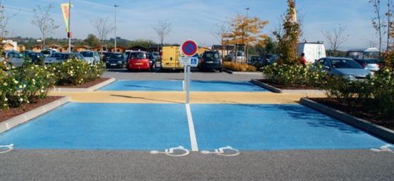  Peinture sans toluène pour marque de couleur sur chaussée urbaine ou routière | ARUM COULEUR - AXIMUM